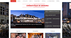 Desktop Screenshot of cinemathequedegrenoble.fr